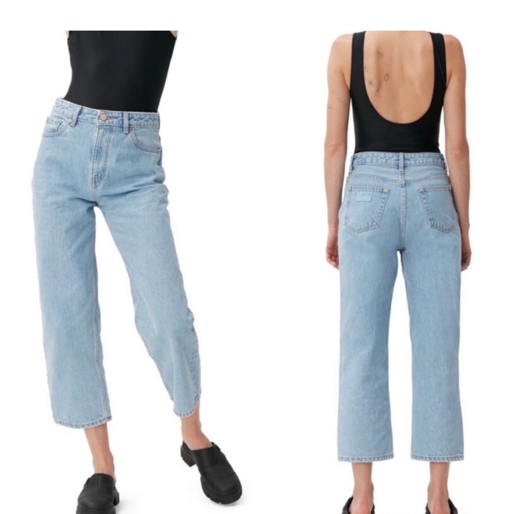 Ganni Classic Light Blue Women's Jeans
